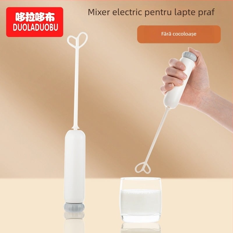 Amestecător electric pentru lapte praf pentru bebeluși și copii mici, băț de amestecare pentru băuturi 6528