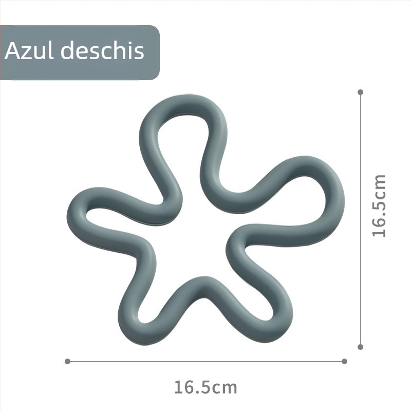 Suporturi din silicon, cu formă de floare neregulată, groase, izolante termic, protecție împotriva arsurilor, pentru pahare și oale