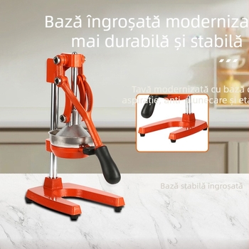 Stoarcător manual din oțel inoxidabil pentru portocale și lămâi