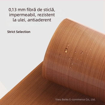 Folie de copt reutilizabilă antiaderentă pentru cuptor, liner pentru tavă rezistent la temperaturi înalte, pentru biscuiți și bezea, pentru uz casnic și profesional.