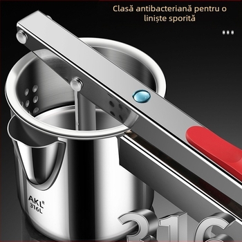 Storcător manual de suc, mare capacitate, din oțel inoxidabil 316L, pentru suc din trestia de zahăr, portocale, rodie, lămâie și portocală