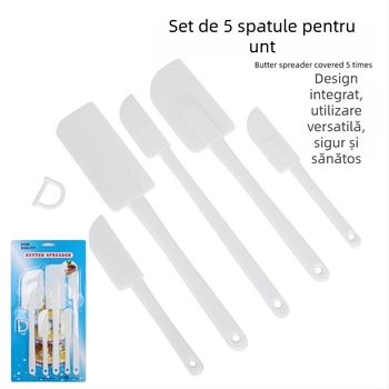 Set de 3 spatule pentru cofetărie — spatule din plastic pentru cremă