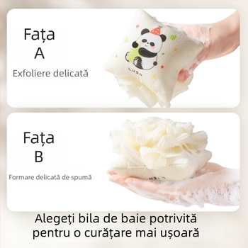 Like a Mountain Minge de baie pentru copii – spumă de baie ultra-moale cu floare de baie