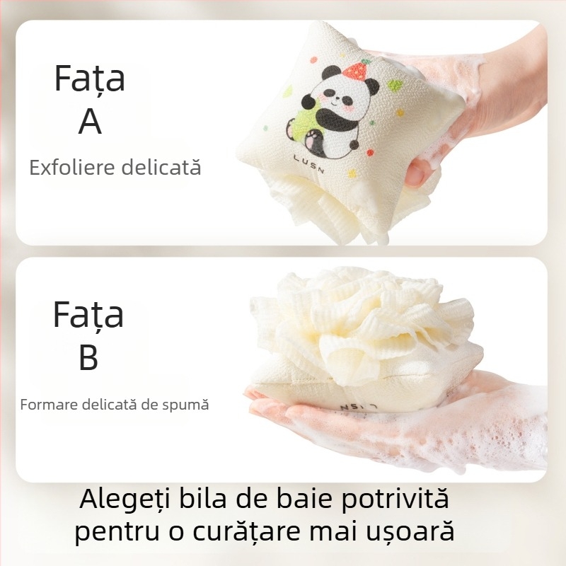 Like a Mountain Minge de baie pentru copii – spumă de baie ultra-moale cu floare de baie