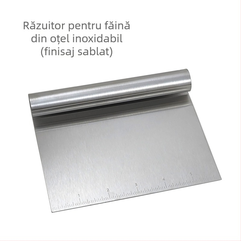 Răzuitor din oțel inoxidabil cu scară de măsurare, instrument de bucătărie pentru coacere, răzuitor pentru tăiței de orez