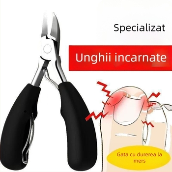 Clește de unghii cu cioc de vultur, gură înclinată pentru unghii groase