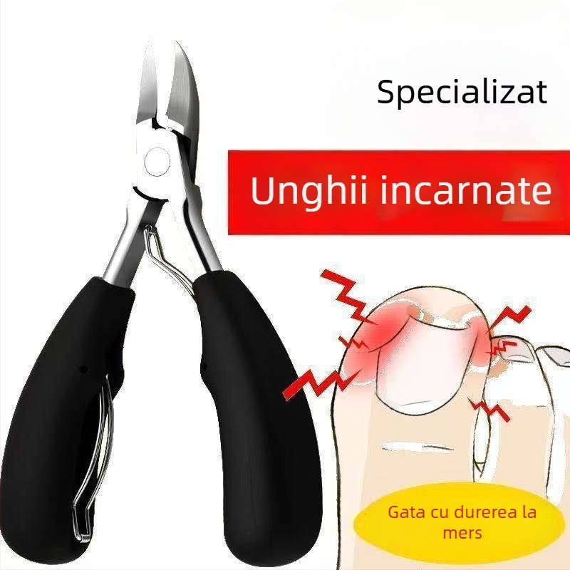 Clește de unghii cu cioc de vultur, gură înclinată pentru unghii groase