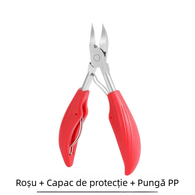 Clește de unghii cu cioc de vultur, gură înclinată pentru unghii groase