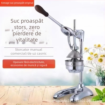 Storcător manual de citrice – presă din oțel inoxidabil pentru lămâi, portocale și rodie – storcător de fructe multifuncțional