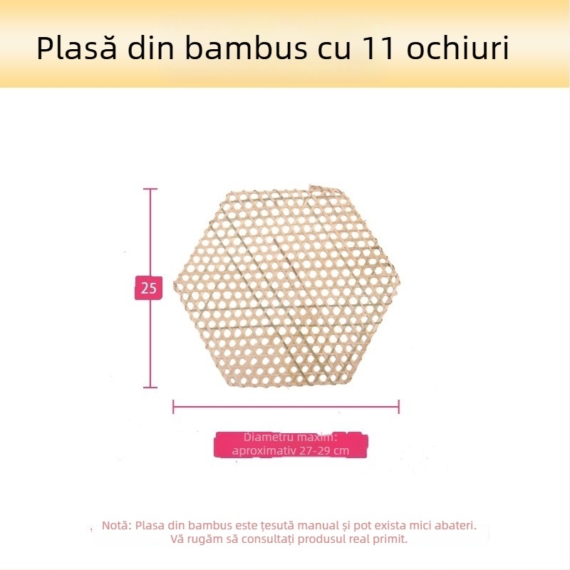 Placă din bambus antiaderentă pentru fundul oalelor cu carne fiartă și supe