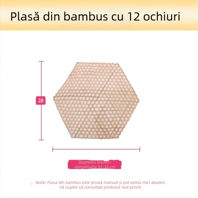 Placă din bambus antiaderentă pentru fundul oalelor cu carne fiartă și supe