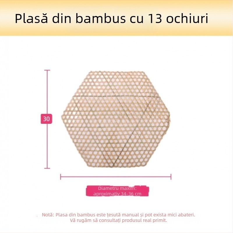 Placă din bambus antiaderentă pentru fundul oalelor cu carne fiartă și supe
