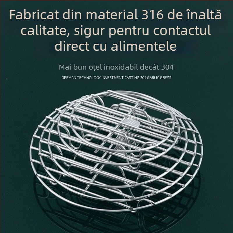 Raft de abur din oțel inoxidabil 316, de calitate alimentară, raft universal pentru abur și ouă, potrivit pentru wok și coș de aburi