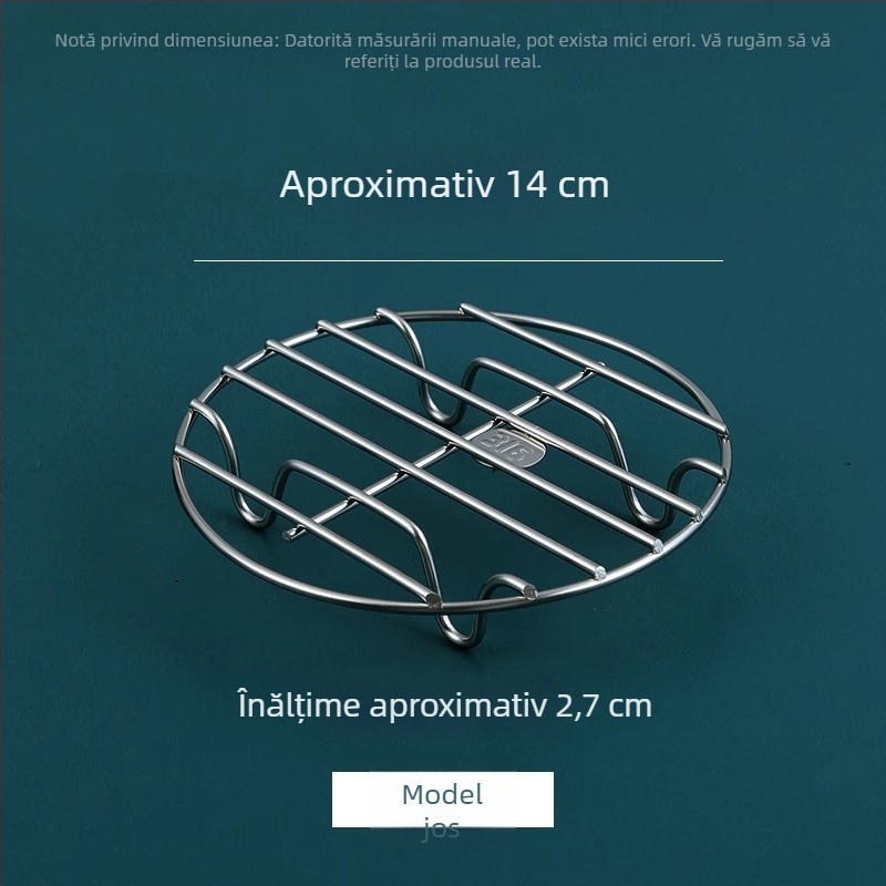 Raft de abur din oțel inoxidabil 316, de calitate alimentară, raft universal pentru abur și ouă, potrivit pentru wok și coș de aburi