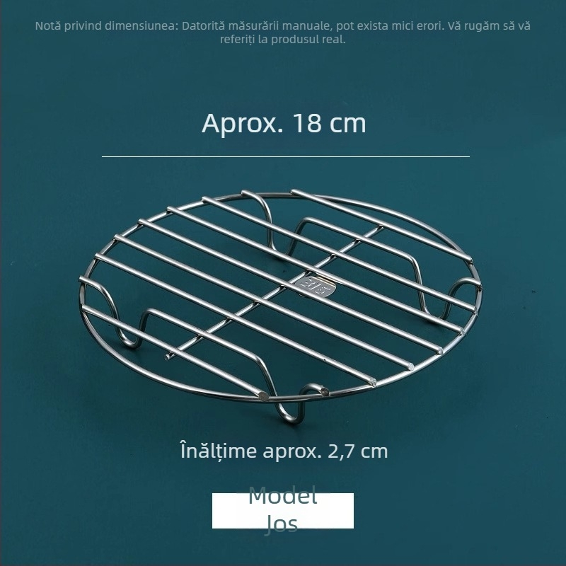 Raft de abur din oțel inoxidabil 316, de calitate alimentară, raft universal pentru abur și ouă, potrivit pentru wok și coș de aburi