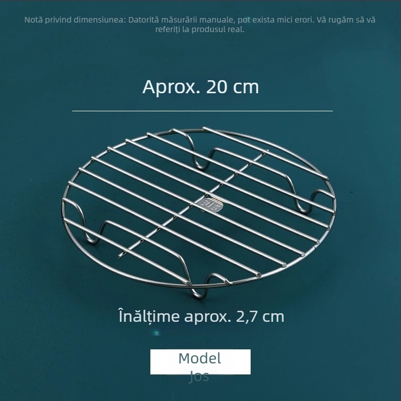 Raft de abur din oțel inoxidabil 316, de calitate alimentară, raft universal pentru abur și ouă, potrivit pentru wok și coș de aburi