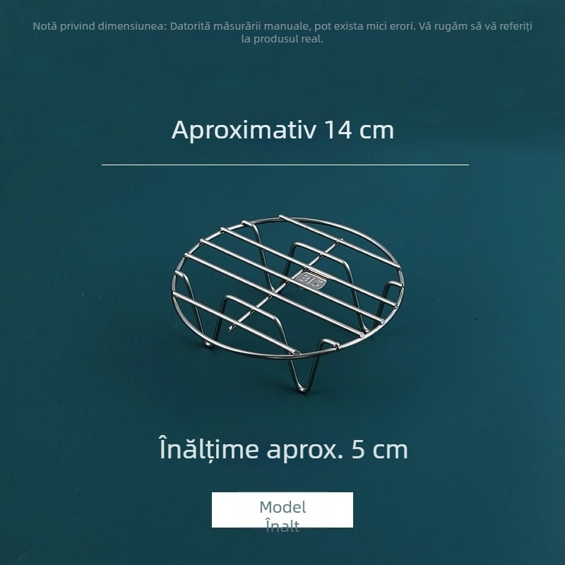 Raft de abur din oțel inoxidabil 316, de calitate alimentară, raft universal pentru abur și ouă, potrivit pentru wok și coș de aburi