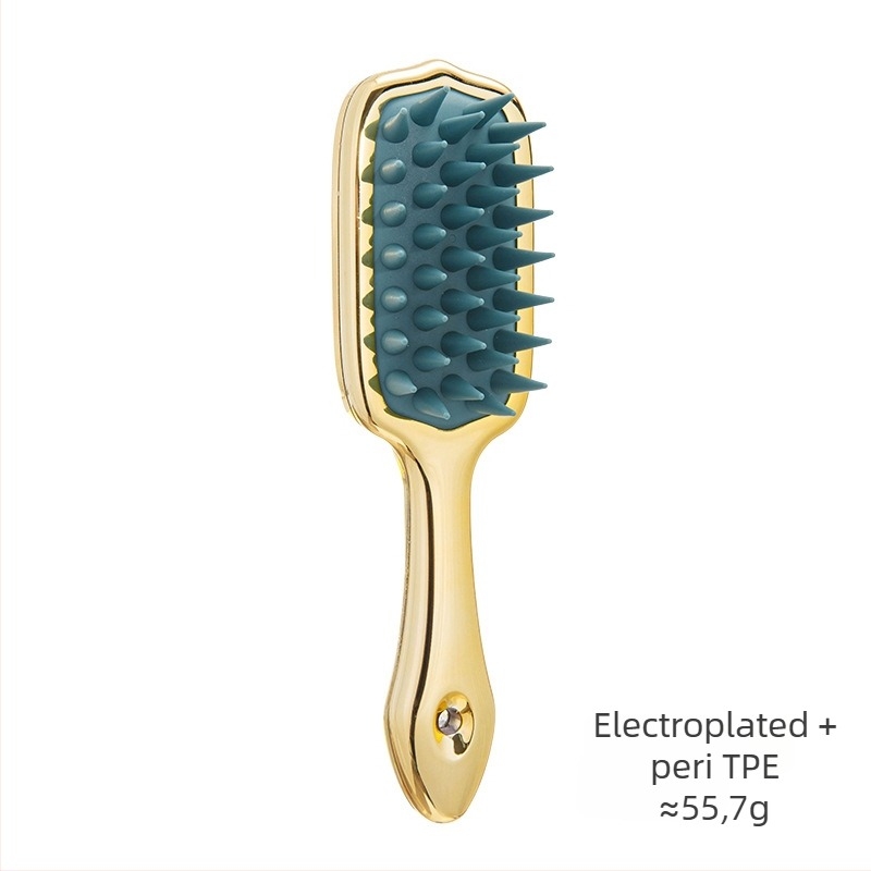 Perie de șampon din silicon cu mâner lung, pieptene pentru masajul scalpului, instrument de terapie a părului, moale și confortabil.