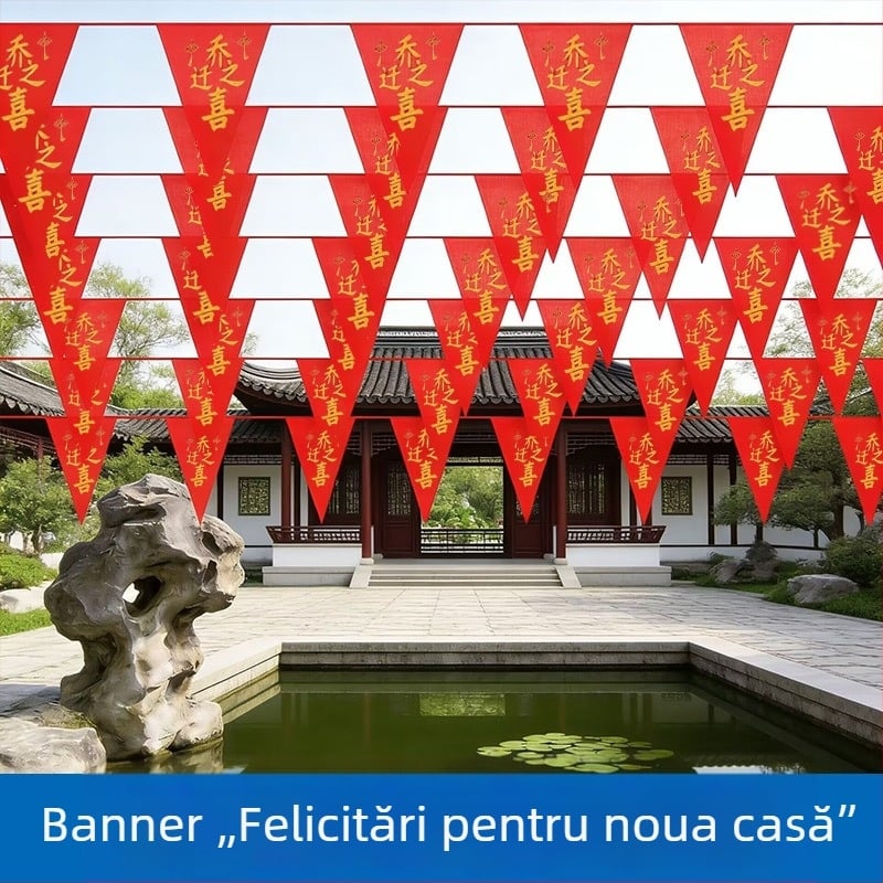7 m panglici de tafta pentru casă nouă, mutare și decorarea curții rurale
