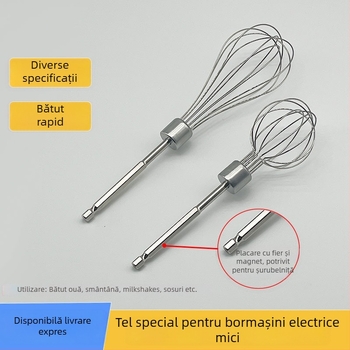 Atașament magnetic pentru amestecare la bormașină, tel cu 12 fire pentru ouă și frișcă, uz casnic