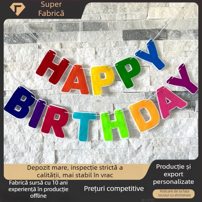 Banner curcubeu pentru ziua copiilor – fundal pentru perete și accesorii decorative