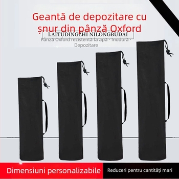 Sac de depozitare din poliester cu șnur pentru umbrela, scaun pliabil, scaun lună, trepied, undiță și saltea de yoga