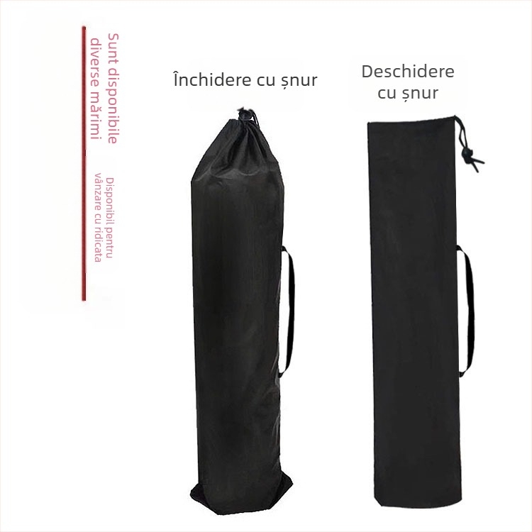 Sac de depozitare din poliester cu șnur pentru umbrela, scaun pliabil, scaun lună, trepied, undiță și saltea de yoga