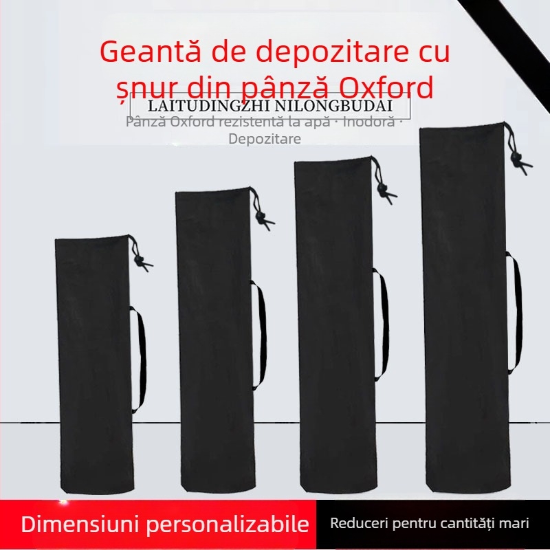 Sac de depozitare din poliester cu șnur pentru umbrela, scaun pliabil, scaun lună, trepied, undiță și saltea de yoga