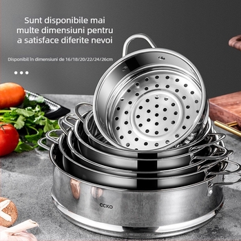 Grilă de abur din oțel inoxidabil 304 pentru uz casnic – accesoriu pentru abur, grilă pentru pâine gătită la abur