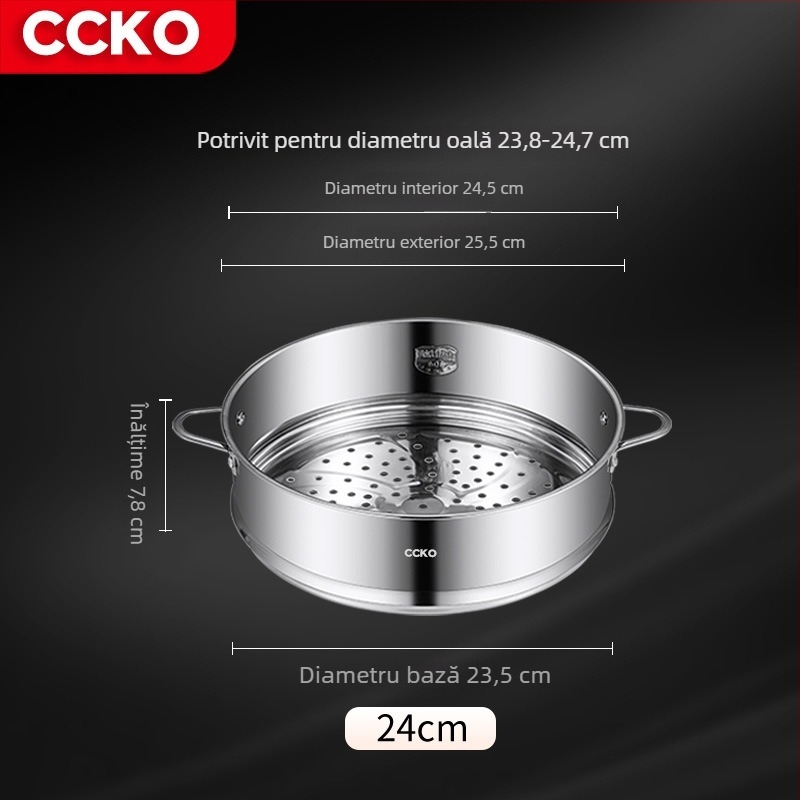 Grilă de abur din oțel inoxidabil 304 pentru uz casnic – accesoriu pentru abur, grilă pentru pâine gătită la abur