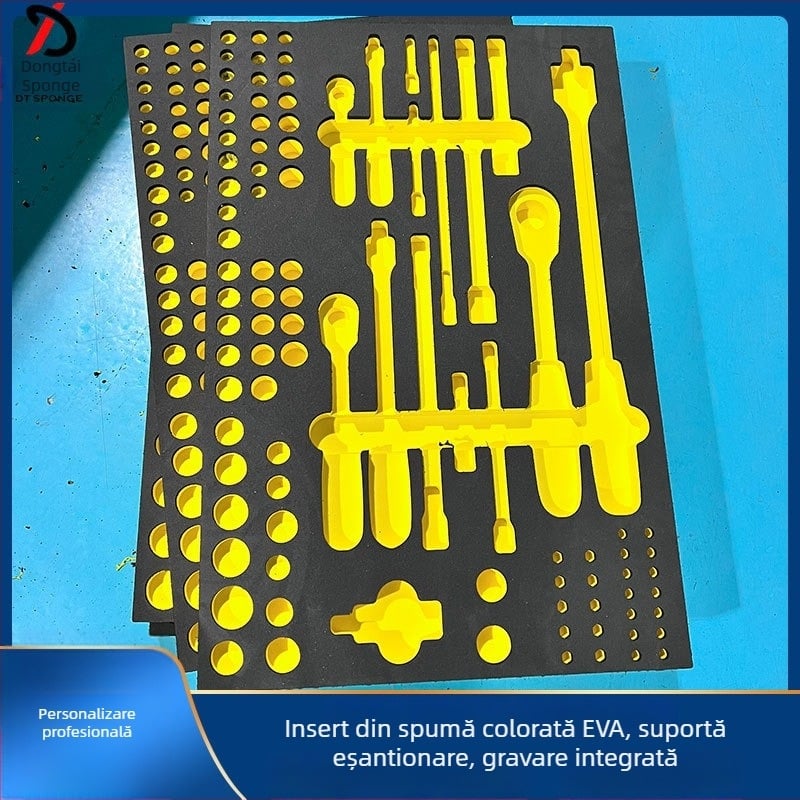 Spumă EVA cu gravură integrată pentru ambalare anti-statice a instrumentelor și tavă interioară EVA