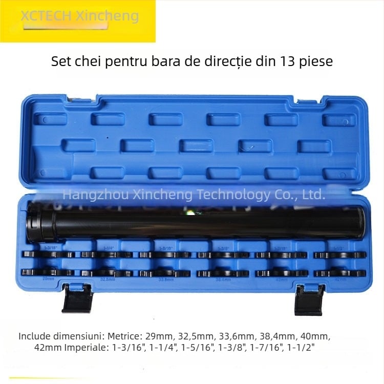Set de 13 cheițe pentru sistemul de direcție și tijă de direcție, trusă de unelte auto pentru caroserie