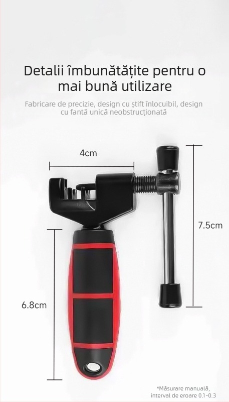 Unealtă de tăiere a lanțului pentru biciclete de drum și de munte – instalare, demontare și reparare a lanțului single-speed
