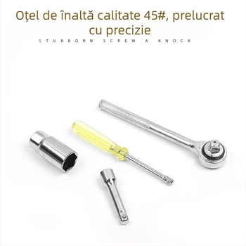 Set de 40 piese unelte din oțel carbon pentru reparații casnice