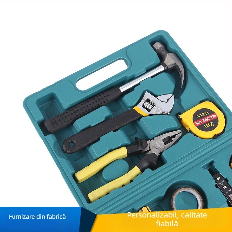 Set de instrumente pentru reparații auto, 16 piese, în trusă de unelte pentru uz casnic