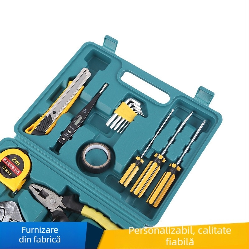 Set de instrumente pentru reparații auto, 16 piese, în trusă de unelte pentru uz casnic
