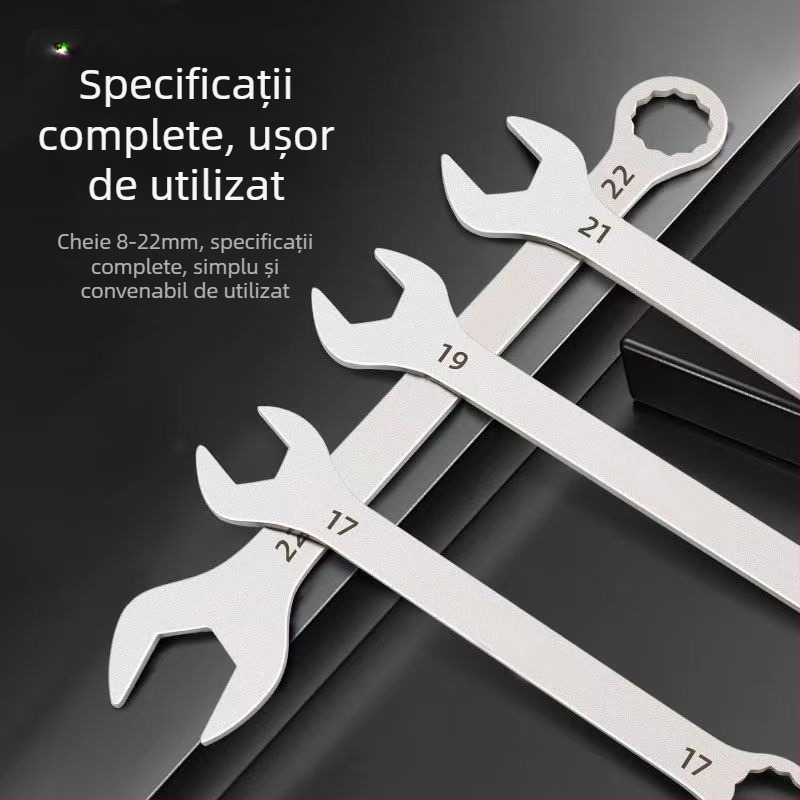 Evergreen set de 14 chei Plum Blossom, chei cu deschideri duble, chei combinate, oțel 55#, finisaj electroforetic