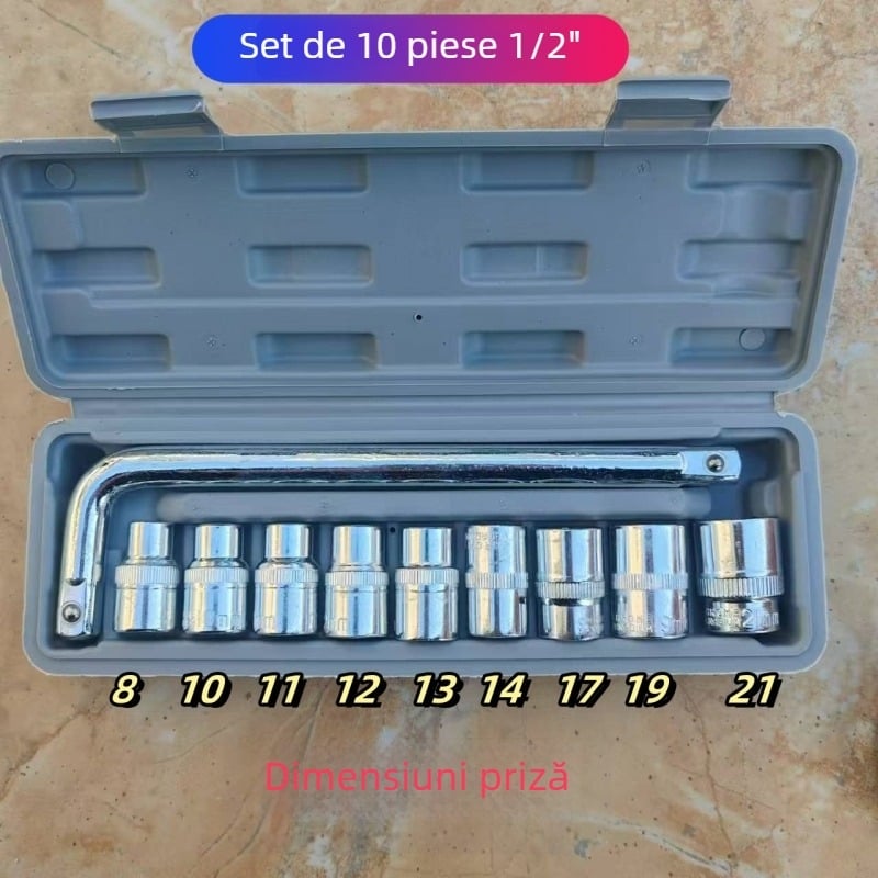 Big Fly set de 10 capete de cheie pentru reparații la mașini, utilaje și întreținere acasă – unelte multifuncționale
