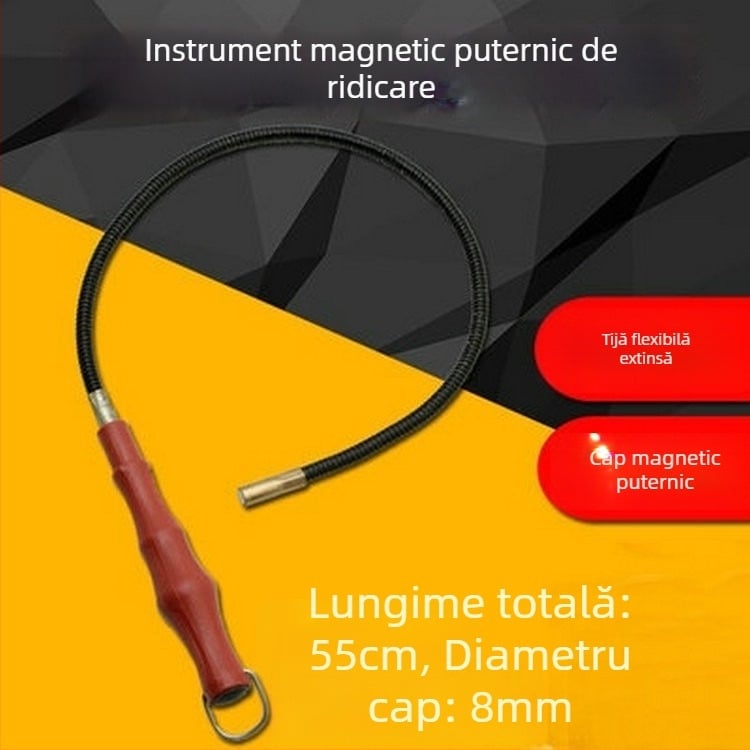 Unealtă magnetică puternică pentru recuperarea șuruburilor, pentru reparații auto