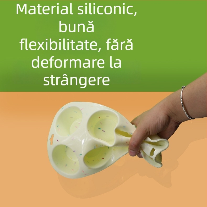 Formă din silicon bi-color pentru chec șifon, fursecuri, brioșe și pâine – rotundă, rezistentă la temperaturi înalte