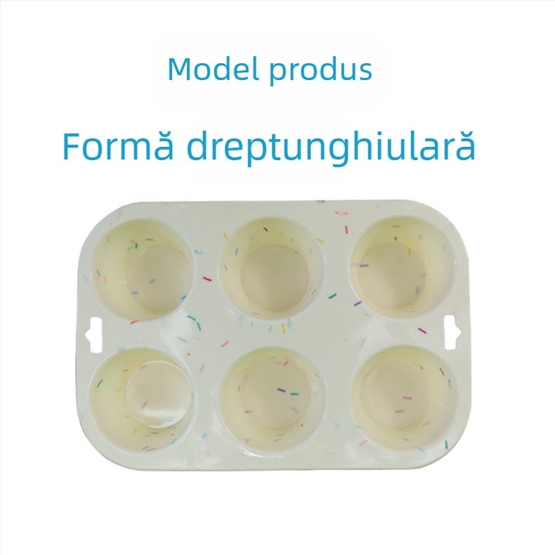 Formă din silicon bi-color pentru chec șifon, fursecuri, brioșe și pâine – rotundă, rezistentă la temperaturi înalte