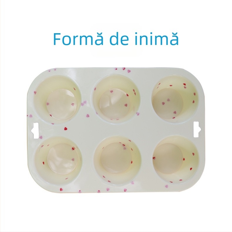 Formă din silicon bi-color pentru chec șifon, fursecuri, brioșe și pâine – rotundă, rezistentă la temperaturi înalte