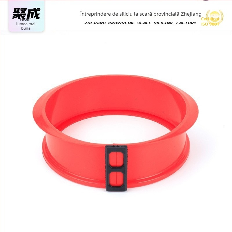Formă din silicon pentru prăjituri cu forme rotundă, pătrată și dreptunghiulară, bază din sticlă temperată pentru chec chiffon și mousse.