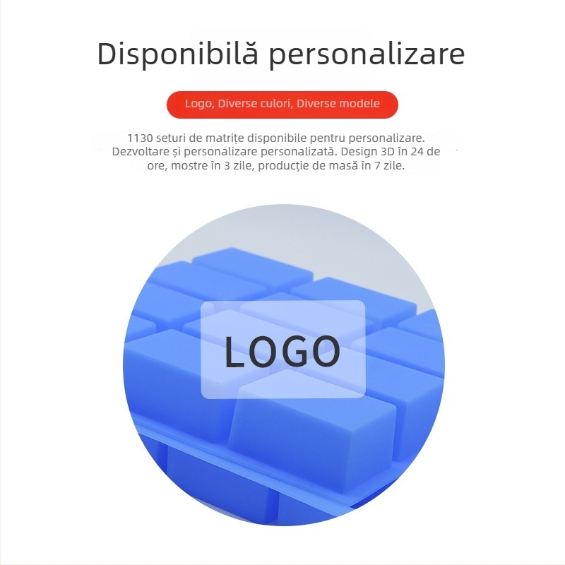 DIY șablon pentru săpun handmade — formă pătrată cu 12 cavități, silicon alimentar, demoldare ușoară, pentru săpun prin proces rece