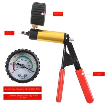 Pistol manual de vid pentru reparații auto, aspirație duală