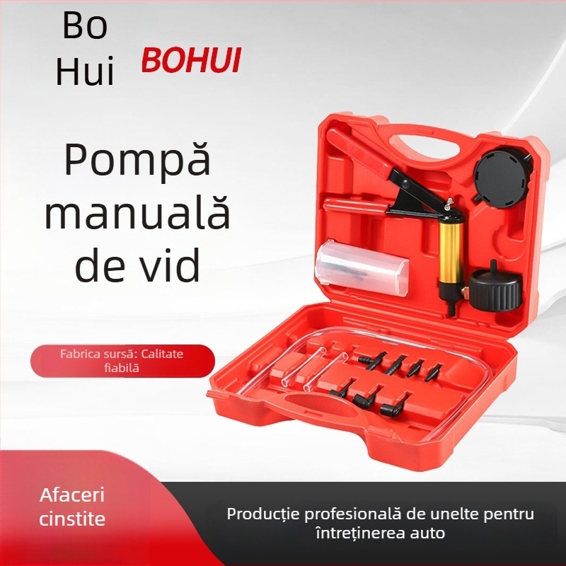 Pistol manual de vid pentru reparații auto, aspirație duală