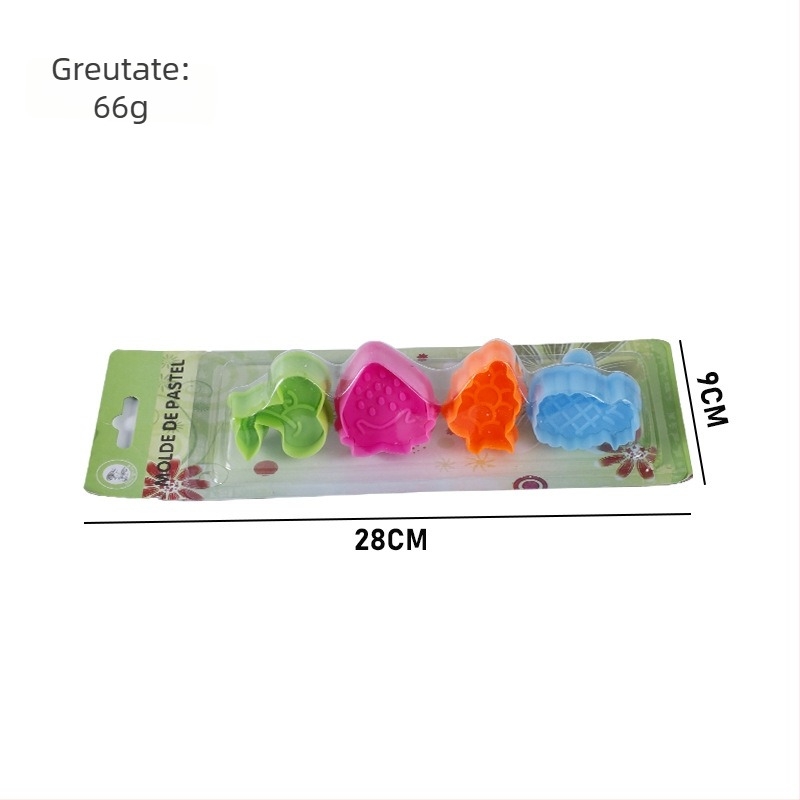 Matriță de biscuiți cu presiune – unealtă DIY pentru modelarea biscuiților, din plastic PP, pentru uz alimentar