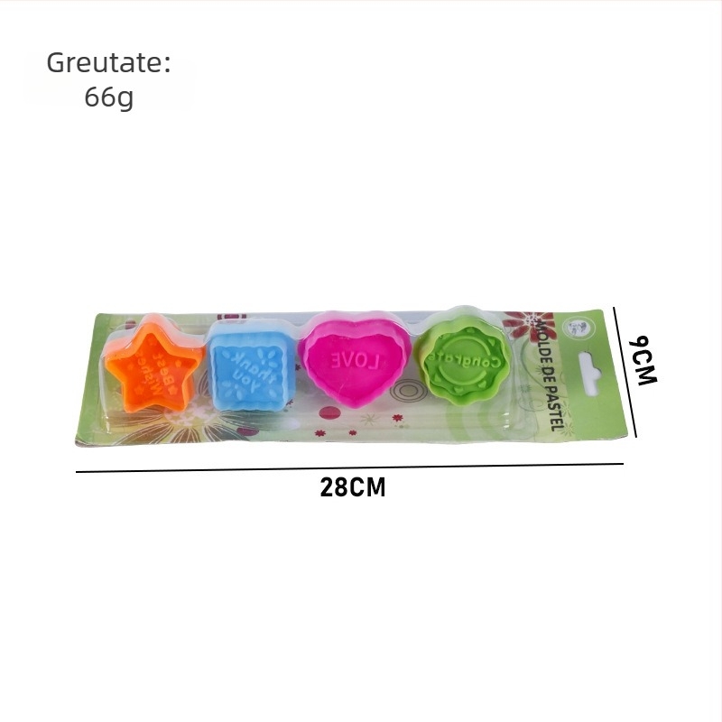 Matriță de biscuiți cu presiune – unealtă DIY pentru modelarea biscuiților, din plastic PP, pentru uz alimentar