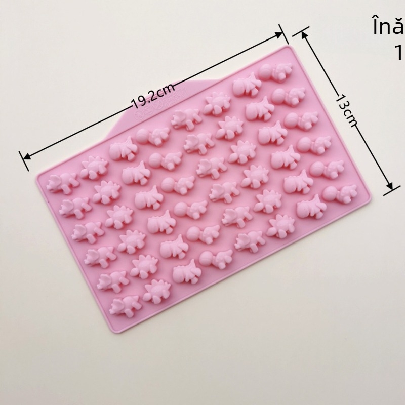 Formă din silicon pentru bomboane și dulciuri – personaje animale desen animate, rezistentă la temperaturi înalte, pentru ciocolată