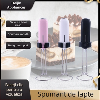 Bătător electric de mână pentru ouă și spumă de lapte, pentru bucătărie, mini mixer pentru cafea